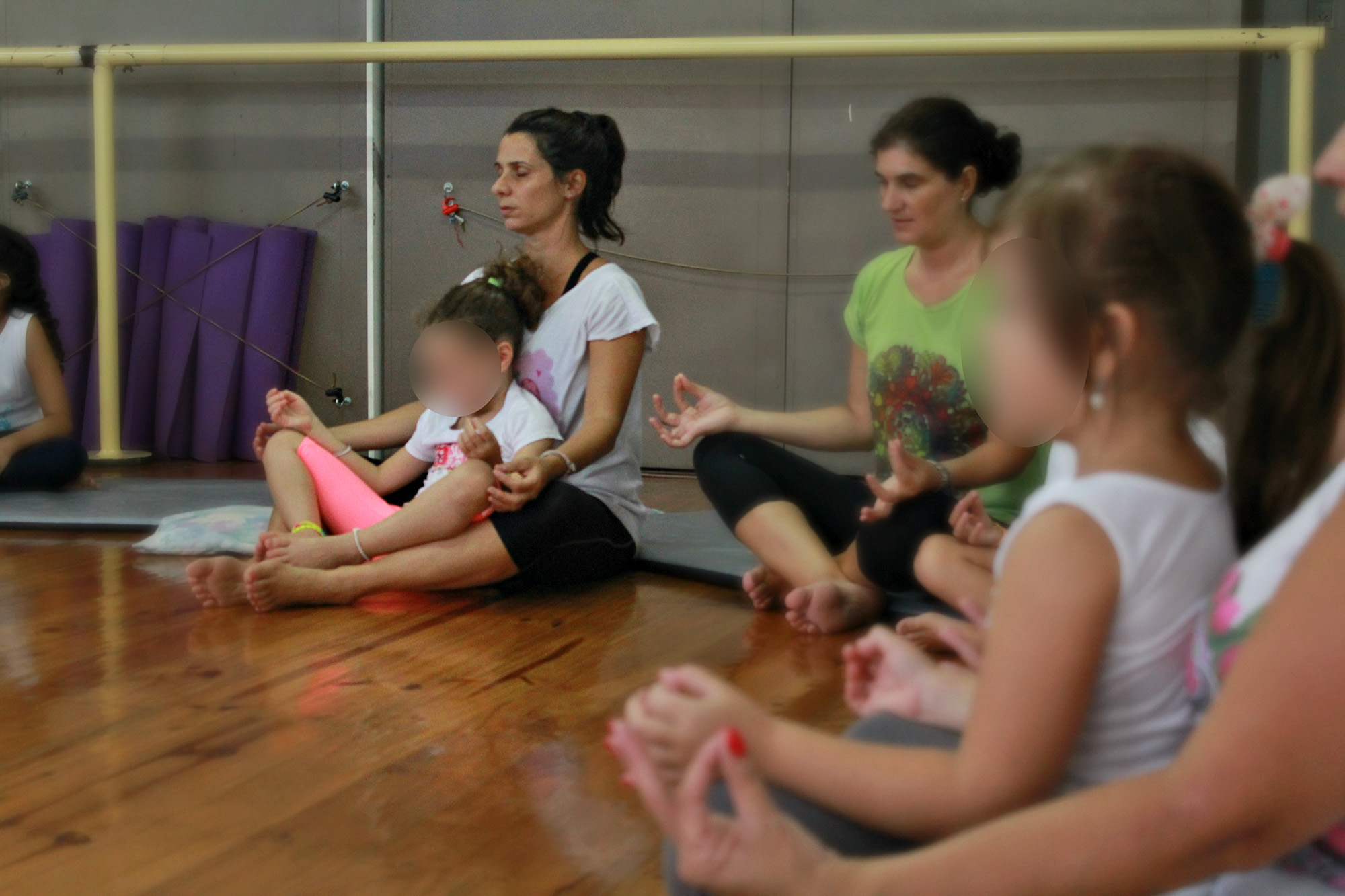 2017 / Family yoga class